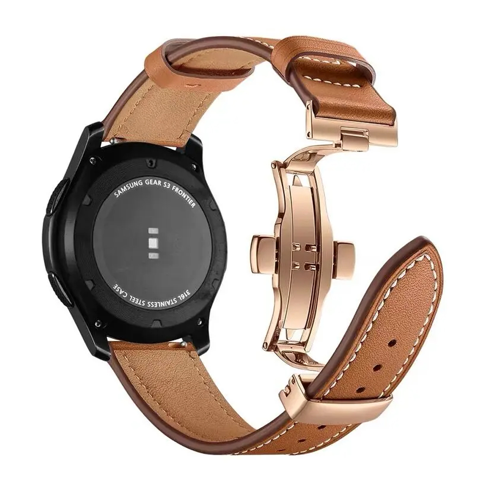Titan Smartwatch Accessories - 20 mm 22 mm Lederarmband für