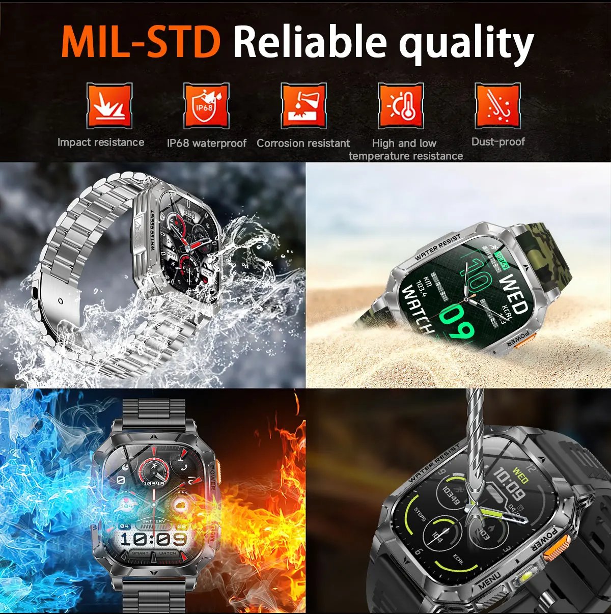 2026 Neue Smartwatch für Herre – Smartwatch Custom Bewertung und Preis