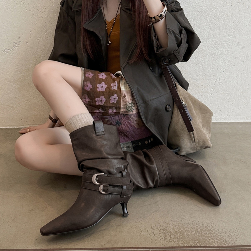 NEUE Herbst/Winter Damenstiefe – Leather Classic Strap Bewertung und Preis